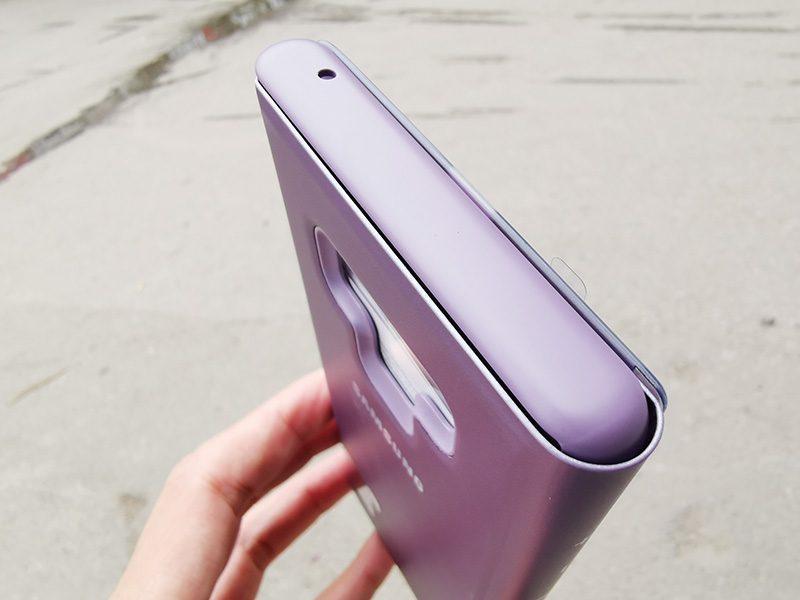 Bao da Clear View Standing Galaxy Note 9  chính hãng