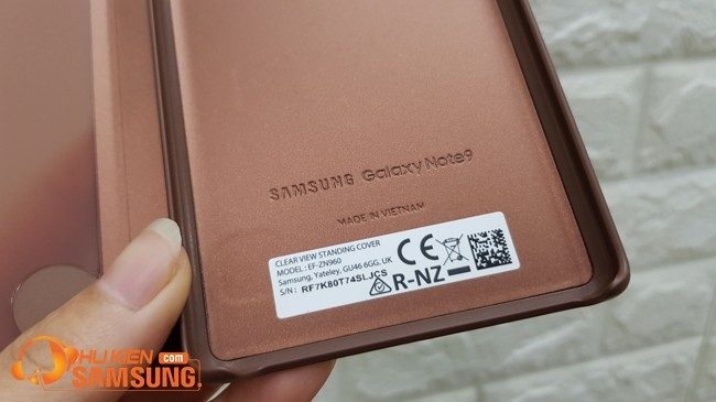 Bao da Clear View Standing Galaxy Note 9  chính hãng