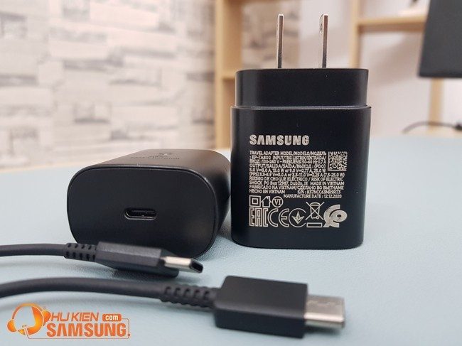 Bộ cáp sạc Samsung S21 Ultra| S21 Plus| S21 Fe 25W chính hãng