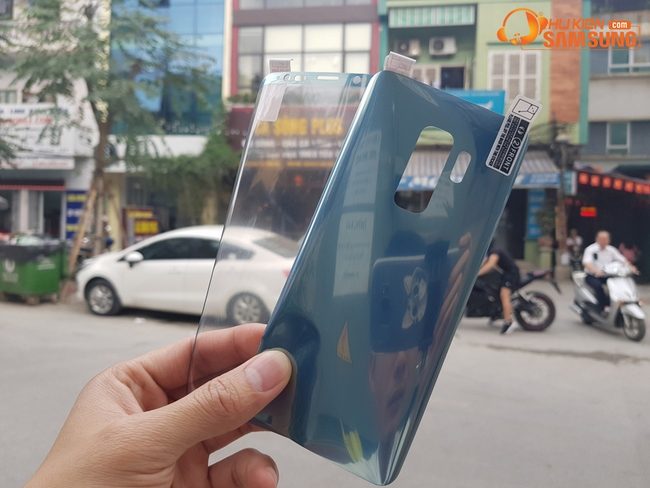 Bộ dán film 3D cường lực dẻo full màn Samsung Galaxy S9 Plus Bộ dán film 3D cường lực dẻo full màn Samsung Galaxy S9 Plus
