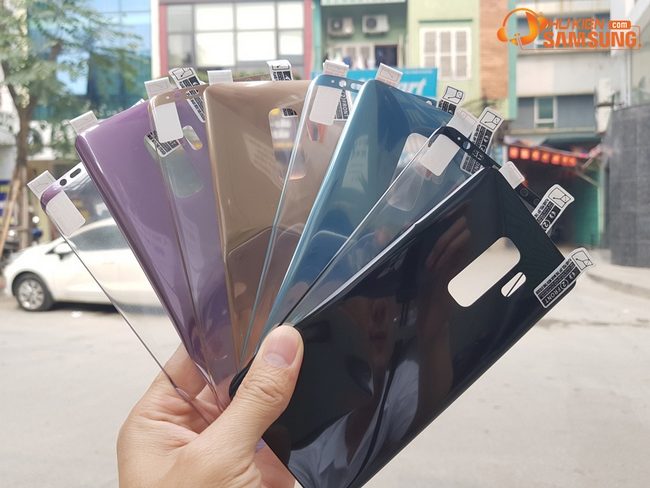 Bộ dán film 3D cường lực dẻo full màn Samsung Galaxy S9 Plus Bộ dán film 3D cường lực dẻo full màn Samsung Galaxy S9 Plus
