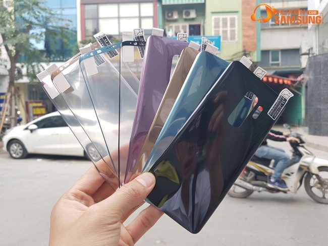 Bộ dán film 3D cường lực dẻo full màn Samsung Galaxy S9 Plus Bộ dán film 3D cường lực dẻo full màn Samsung Galaxy S9 Plus