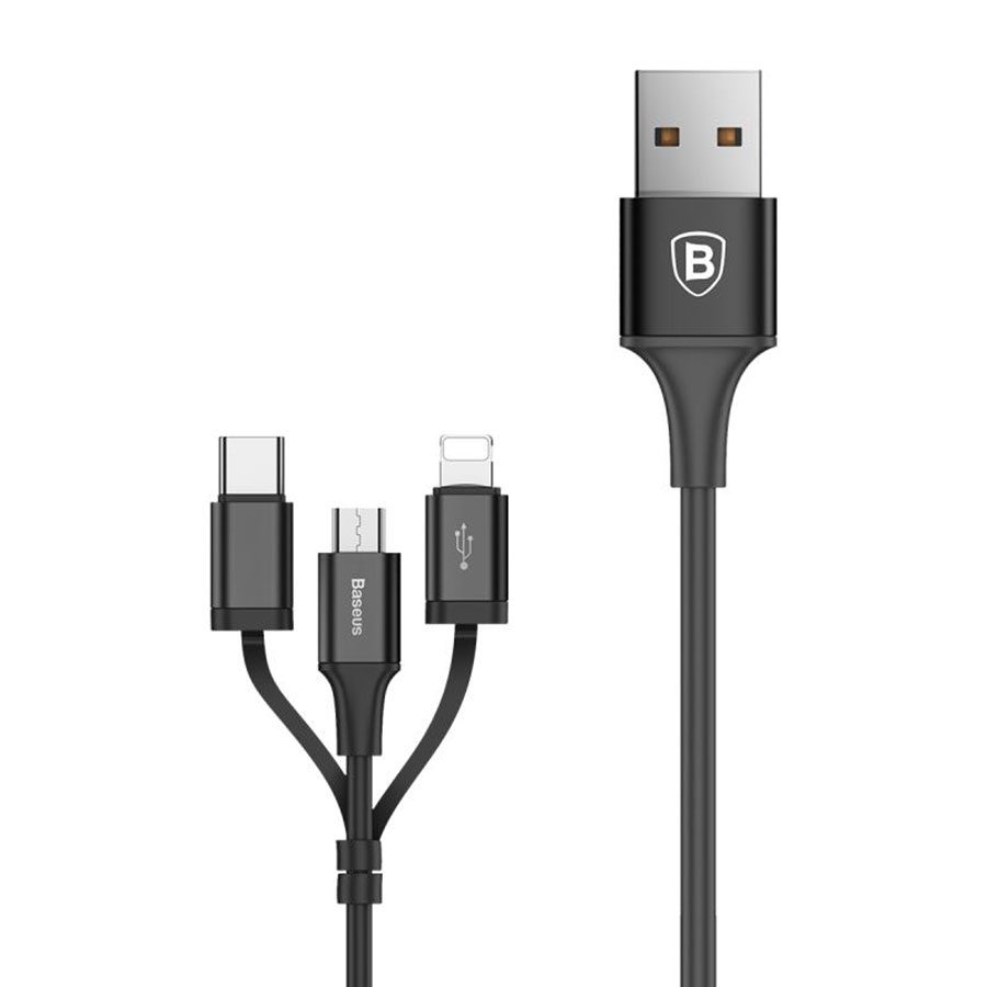 Cable 3 in 1 hiệu Baseus (Micro-Lightning-Type C)