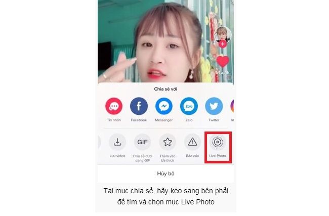Cách đặt video tik tok làm hình nền iphone