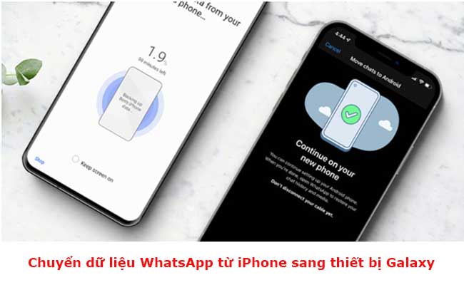 Cách chuyển dữ liệu WhatsApp từ iPhone sang thiết bị Galaxy Cách chuyển dữ liệu WhatsApp từ iPhone sang thiết bị Galaxy