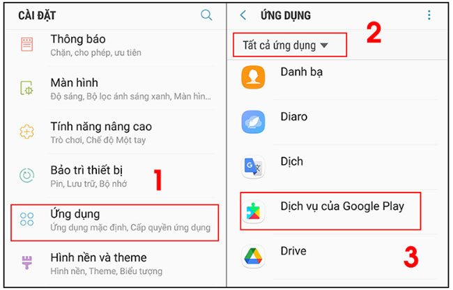 Cách khắc phục lỗi Google báo dừng, nhấp nháy thông báo Cách khắc phục lỗi Google báo dừng, nhấp nháy thông báo