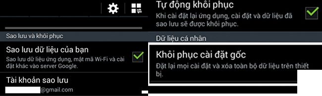 các khắc phục lá»i mà n hình xanh trên Äiá»n thoại Samsung Android