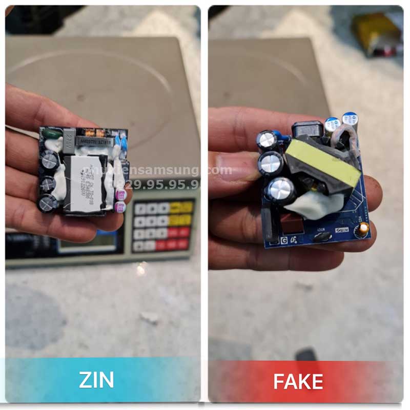 Hướng dẫn cách phân biệt sạc Samsung 45W chính hãng|zin với sạc Fake Hướng dẫn cách phân biệt sạc Samsung 45W chính hãng|zin với sạc Fake