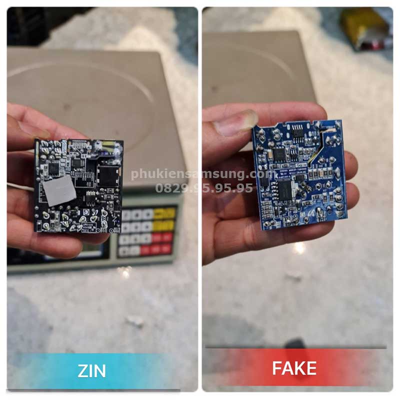 Hướng dẫn cách phân biệt sạc Samsung 45W chính hãng|zin với sạc Fake Hướng dẫn cách phân biệt sạc Samsung 45W chính hãng|zin với sạc Fake