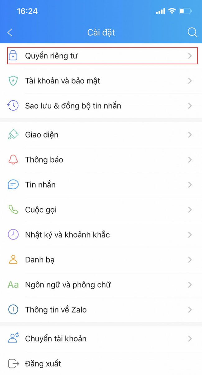 Cách tắt trạng thái đã xem tin nhắn trên zalo Cách tắt trạng thái đã xem tin nhắn trên zalo