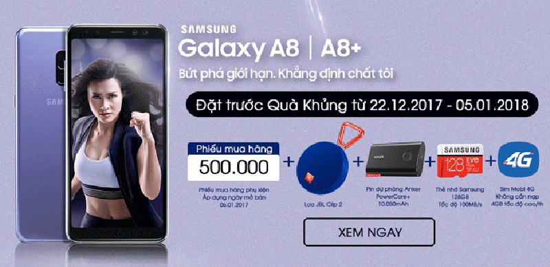 đặt mua Samsung A8, A8+ đặt mua Samsung A8, A8+