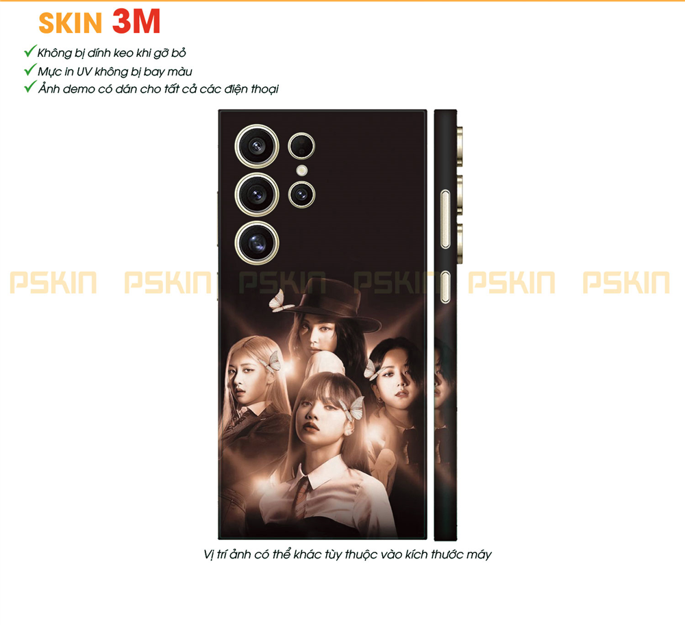 Dán Skin Full viền S24 Ultra, S24 Plus, S24 theo yêu cầu