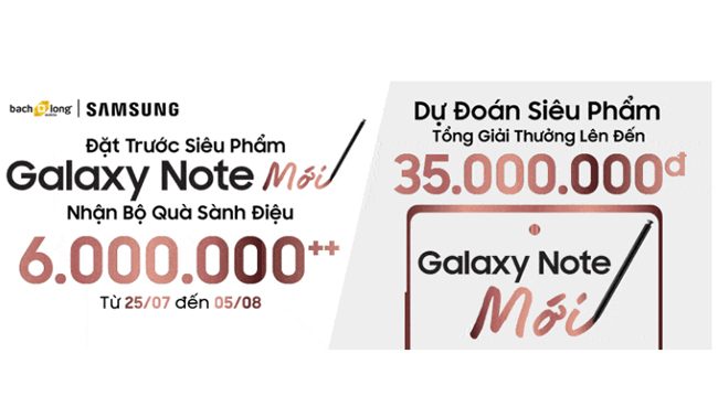 Đặt gạch Galaxy Note 20 Ultra, Note 20 mới ở đâu nhận quà khủng Đặt gạch Galaxy Note 20 Ultra, Note 20 mới ở đâu nhận quà khủng