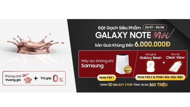 Đặt gạch Galaxy Note 20 Ultra, Note 20 mới ở đâu nhận quà khủng Đặt gạch Galaxy Note 20 Ultra, Note 20 mới ở đâu nhận quà khủng