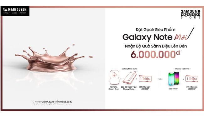 Đặt gạch Galaxy Note 20 Ultra, Note 20 mới ở đâu nhận quà khủng Đặt gạch Galaxy Note 20 Ultra, Note 20 mới ở đâu nhận quà khủng