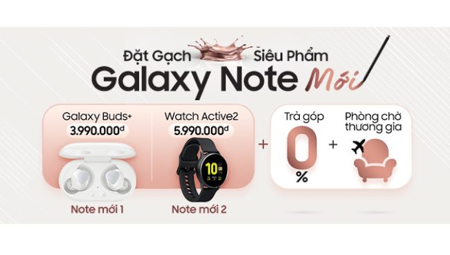 Đặt gạch Galaxy Note 20 Ultra, Note 20 mới ở đâu nhận quà khủng Đặt gạch Galaxy Note 20 Ultra, Note 20 mới ở đâu nhận quà khủng