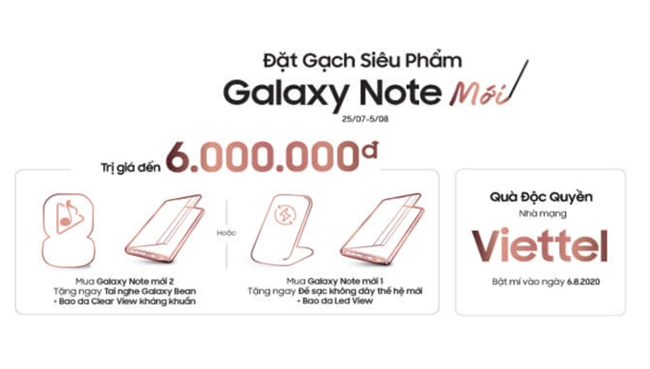 Đặt gạch Galaxy Note 20 Ultra, Note 20 mới ở đâu nhận quà khủng Đặt gạch Galaxy Note 20 Ultra, Note 20 mới ở đâu nhận quà khủng