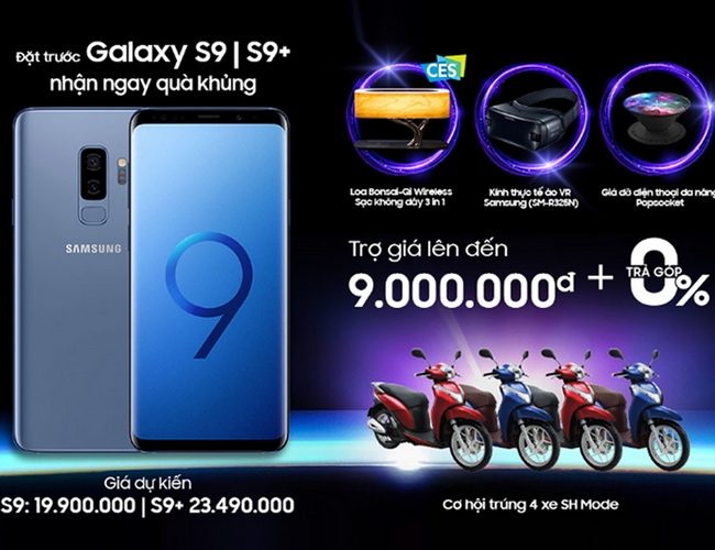 Đặt trước S9|S9+ Viễn Thông A Đặt trước S9|S9+ Viễn Thông A