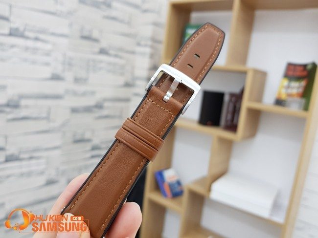 Dây đồng hồ 22mm da kết hợp Silicon đẹp xuất sắc