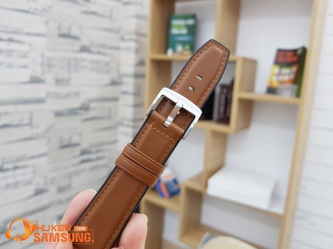Dây đồng hồ 22mm da kết hợp Silicon đẹp xuất sắc