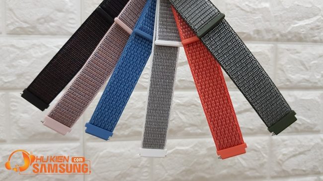 Dây đồng hồ vải dù 22mm dính Dây đồng hồ vải dù 22mm dính