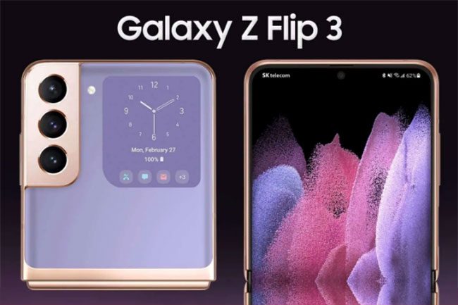 Galaxy Z Flip 3 ấn tượng Galaxy Z Flip 3 ấn tượng
