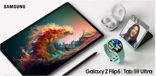Các tùy chọn màu sắc của Galaxy Z Fold 5, Flip 5, Tab S9, Galaxy Watch 6 Các tùy chọn màu sắc của Galaxy Z Fold 5, Flip 5, Tab S9, Galaxy Watch 6