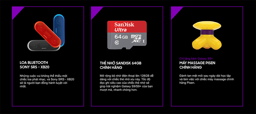 quà tặng S9 S9 Plus quà tặng S9 S9 Plus