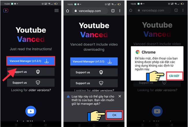 HƯỚNG DẪN CÁCH CÀI ĐẶT YOUTUBE VANCED CHO ANDROID HƯỚNG DẪN CÁCH CÀI ĐẶT YOUTUBE VANCED CHO ANDROID