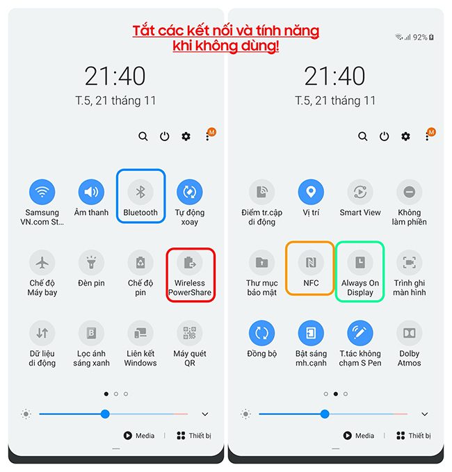 9 cách tiết kiệm Pin Samsung Note 10 làm tăng tuổi thọ Pin 9 cách tiết kiệm Pin Samsung Note 10 làm tăng tuổi thọ Pin