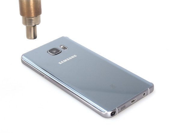 Khò nóng đều phần nắp lưng Galaxy Note 5 Khò nóng đều phần nắp lưng Galaxy Note 5