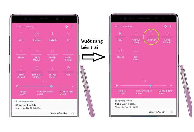  kết nối không dây Samsung Dex với tivi