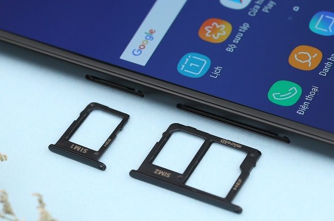 Khay sim Galaxy J6 2018 chính hãng Khay sim Galaxy J6 2018 chính hãng