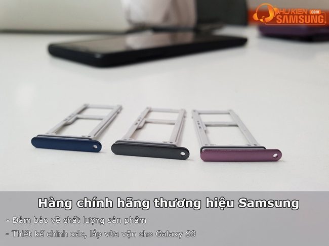 Khay sim và thẻ nhớ Galaxy S9 Khay sim và thẻ nhớ Galaxy S9