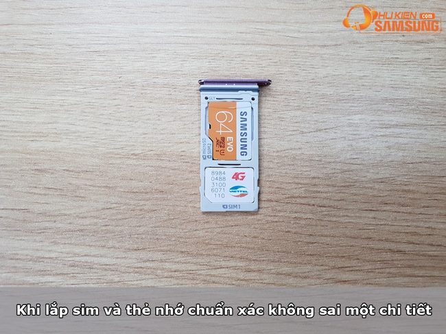 Khay sim và thẻ nhớ Galaxy S9 Plus chính hãng Khay sim và thẻ nhớ Galaxy S9 Plus chính hãng