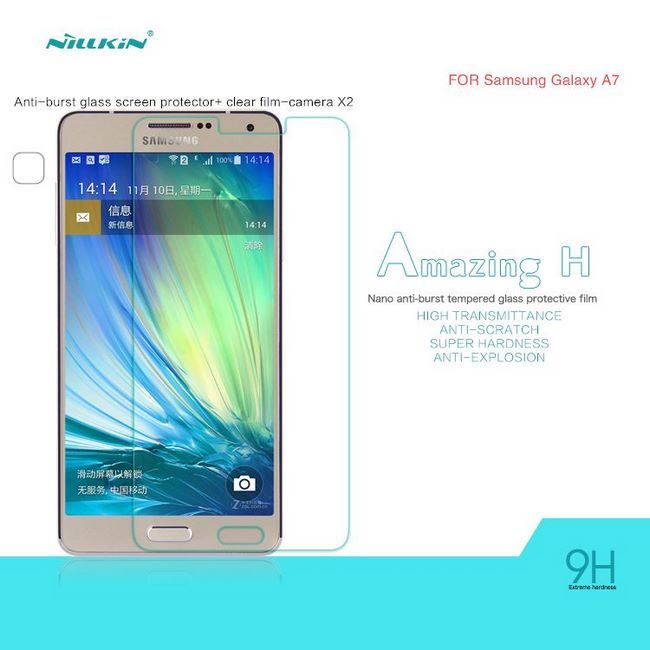 Kính cường lực Samsung Galaxy A7 Nillkin Amazing 9H