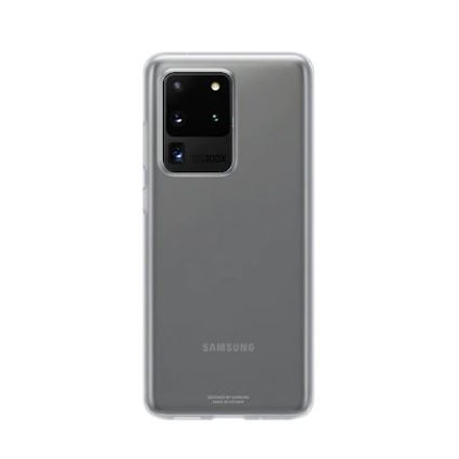 Ốp lưng Clear cover S20 Ultra đẹp  trong suốt viền màu