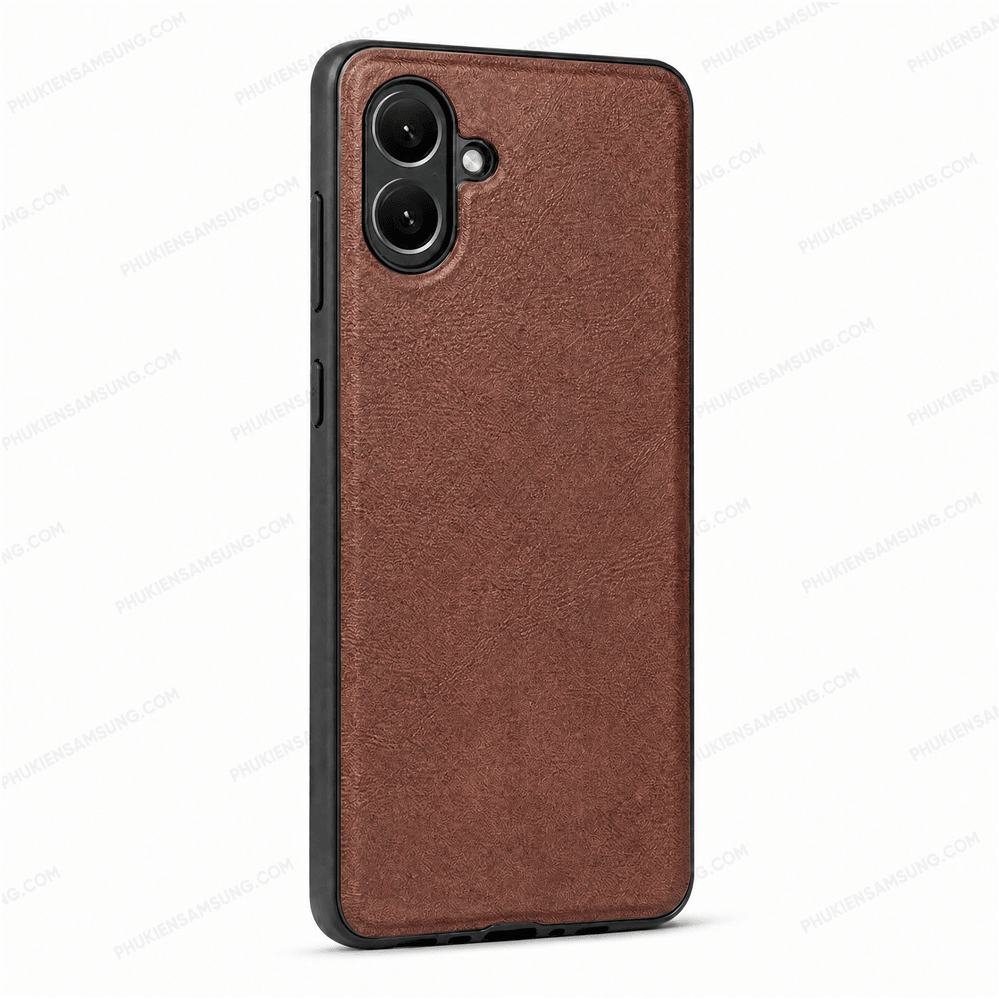 Ốp lưng da Galaxy A06 X-Level vân da mềm, thiết kế gọn bảo vệ mặt lưng