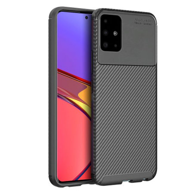 Ốp lưng Galaxy A51 Carbon Fiber đẹp hiệu Olixar
