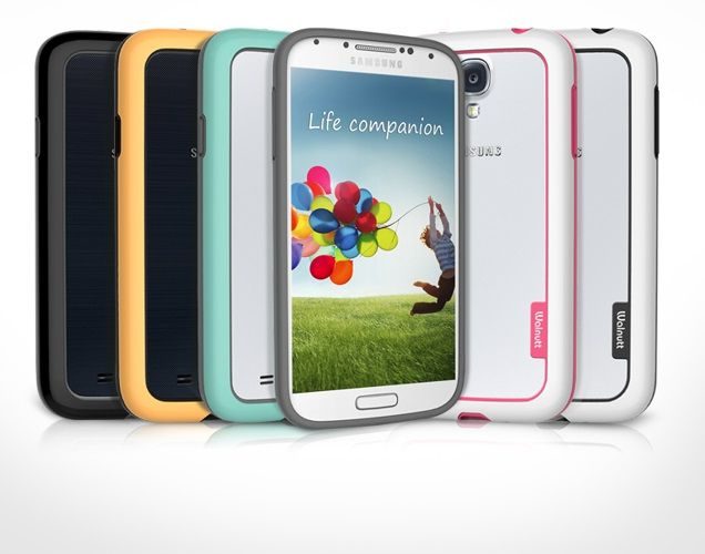 Ốp lưng Galaxy S4 Zenus Walnutt Bumper solid cao cấp