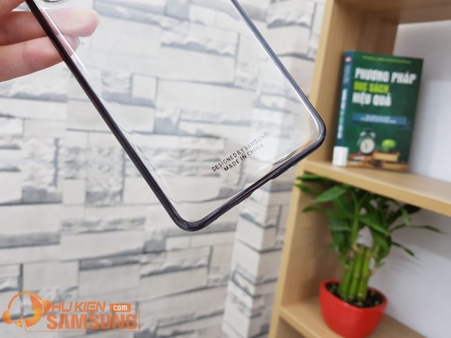 Ốp lưng Clear cover S20 Ultra đẹp  trong suốt viền màu