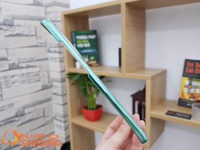 Ốp lưng Clear cover S20 Ultra đẹp  trong suốt viền màu