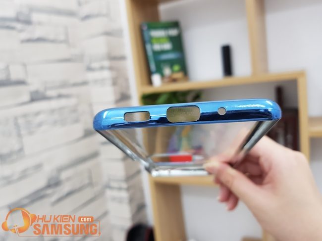 Ốp lưng Clear cover S20 Ultra đẹp  trong suốt viền màu