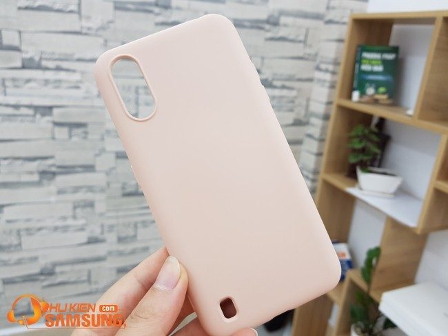 Ốp lưng  A01 Silicon màu đẹp chống bám vân tay