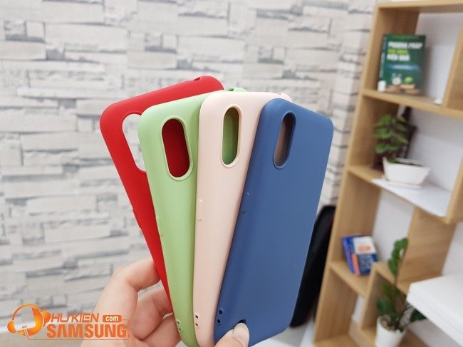 Ốp lưng  A01 Silicon màu đẹp chống bám vân tay