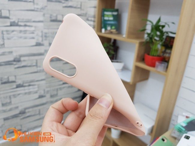 Ốp lưng  A01 Silicon màu đẹp chống bám vân tay