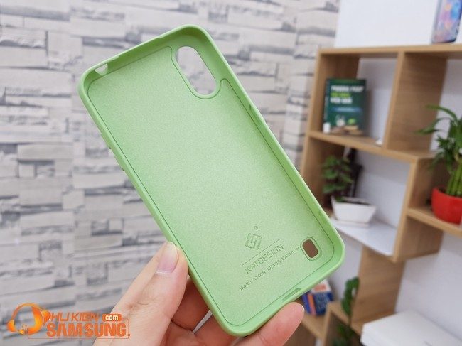 Ốp lưng  A01 Silicon màu đẹp chống bám vân tay