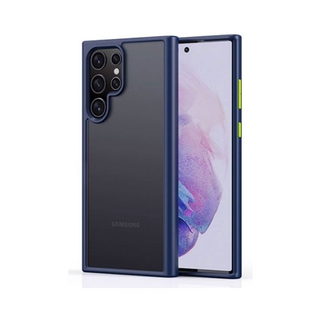 Ốp lưng trong suốt Galaxy S23 Ultra chống sốc viền màu chính hãng Likgus