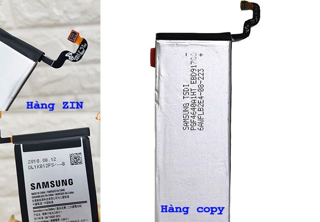 cách phân biệt Pin Samsung Note 5 chính hãng cách phân biệt Pin Samsung Note 5 chính hãng