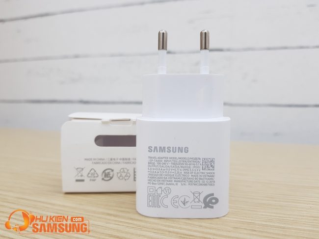 Bộ cáp sạc Samsung S21 Ultra| S21 Plus| S21 Fe 25W chính hãng